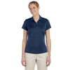 adidas-womens-navy-text-polo