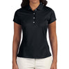 adidas-ladies-black-polo-solid