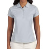 adidas-ladies-light-grey-polo-solid