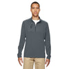 adidas-golf-charcoal-mixed-quarter-zip