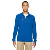 adidas-golf-blue-mixed-quarter-zip