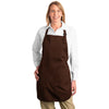 Port Authority Coffee Bean Full Length Apron with Pockets