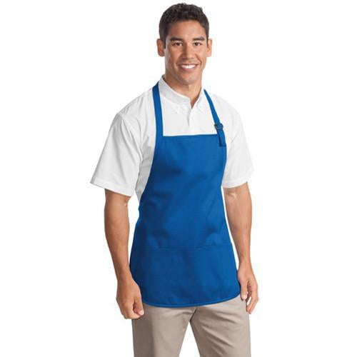Port Authority Royal Medium Length Apron with Pouch Pockets