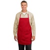 Port Authority Red Full Length Apron
