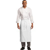 Port Authority White Easy Care Full Bistro Apron with Stain Release