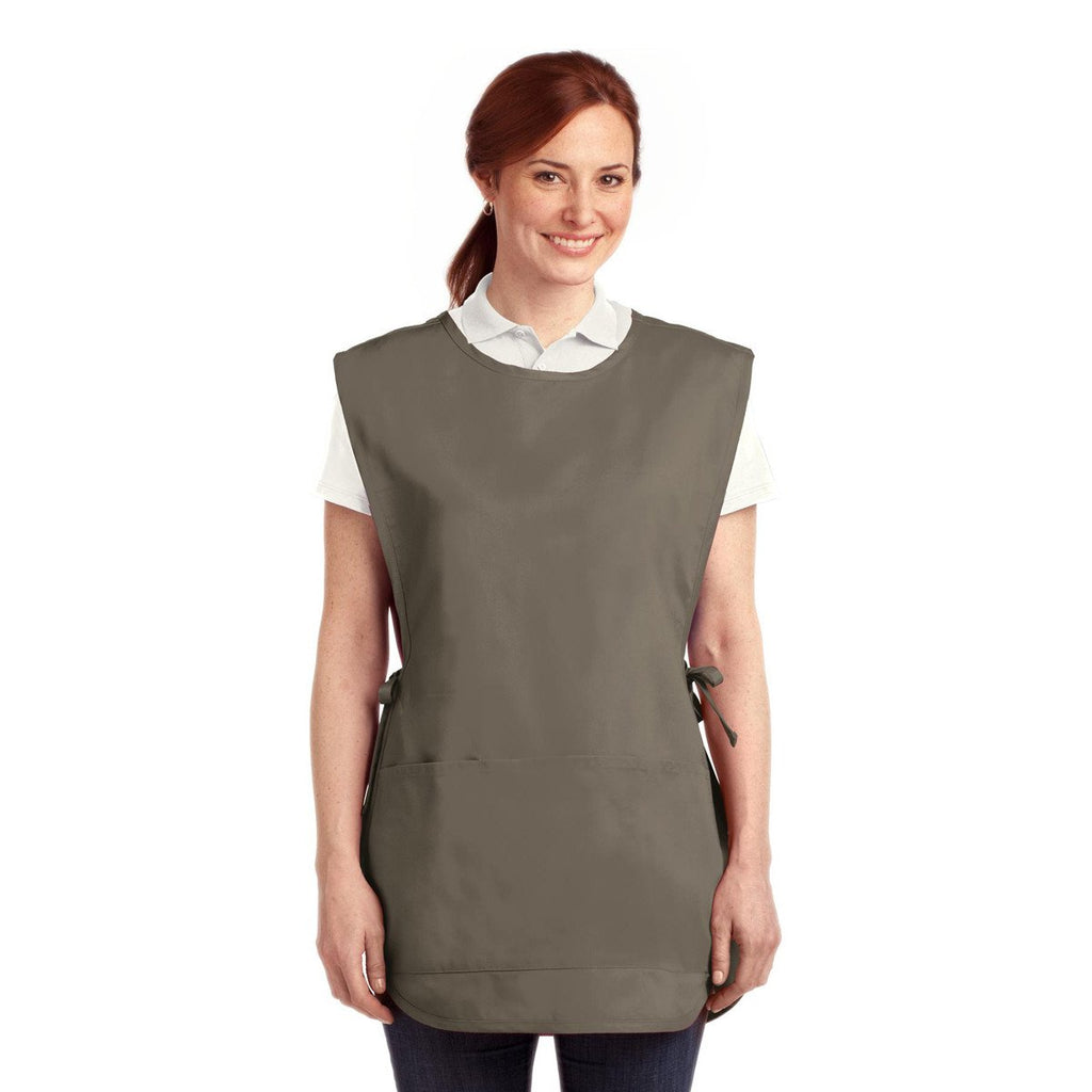 Port Authority Khaki Easy Care Cobbler Apron with Stain Release