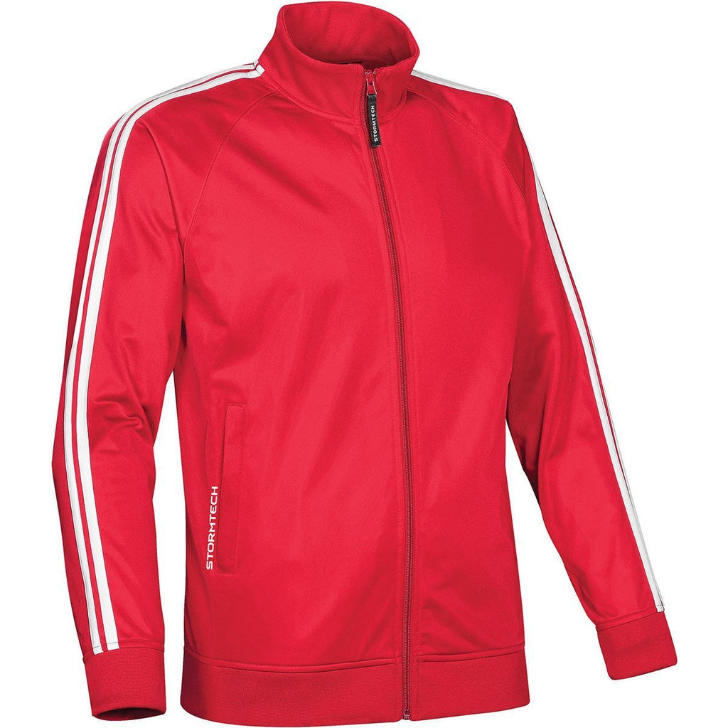 Stormtech Men's Sport Red/White Select Performance Knit Jacket