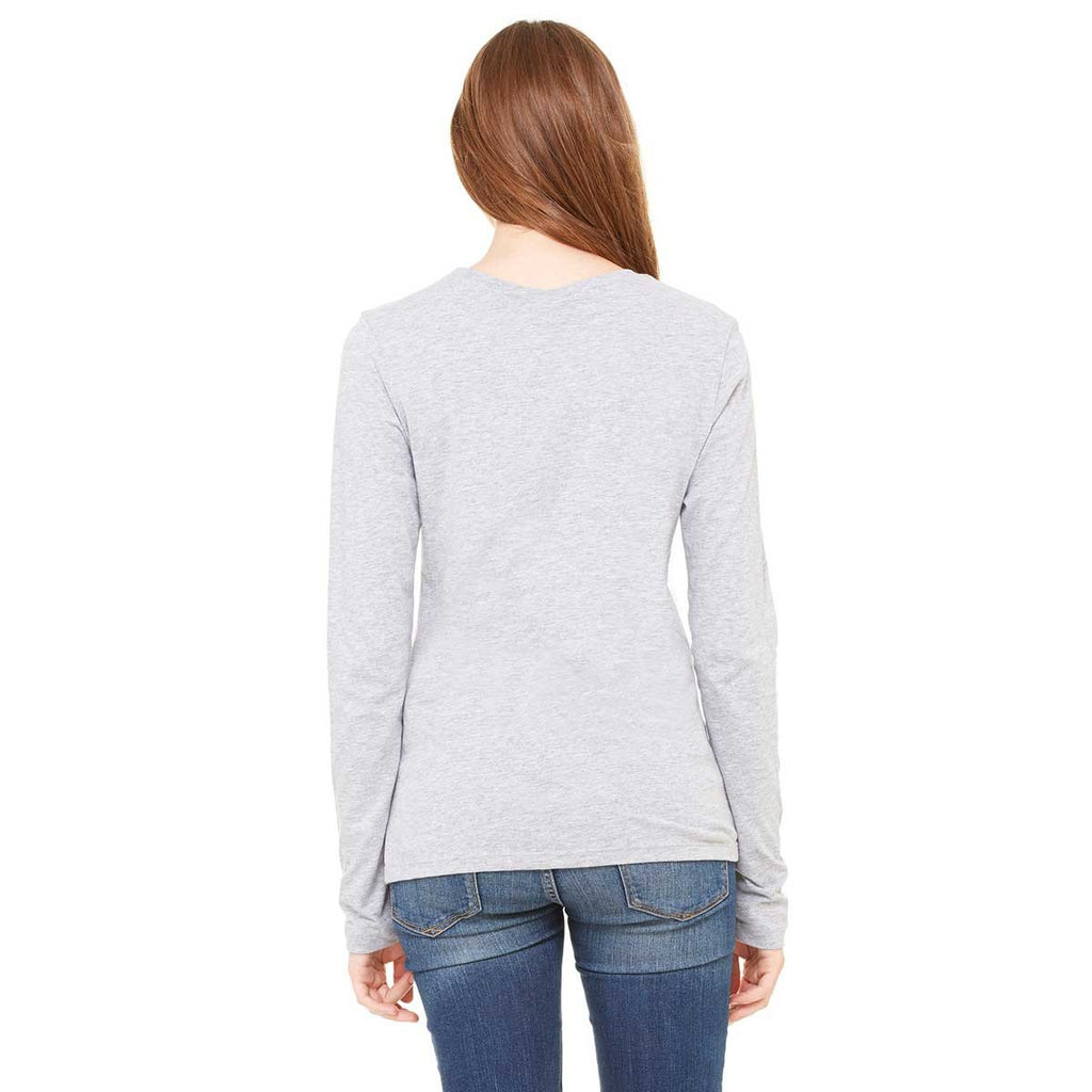 Bella + Canvas Women's Athletic Heather Jersey Long-Sleeve T-Shirt