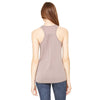 Bella + Canvas Women's Pebble Brown Flowy Racerback Tank