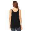 Bella + Canvas Women's Black Flowy Side Slit Tank