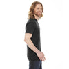 American Apparel Men's Heather Black 50/50 Short Sleeve Tee