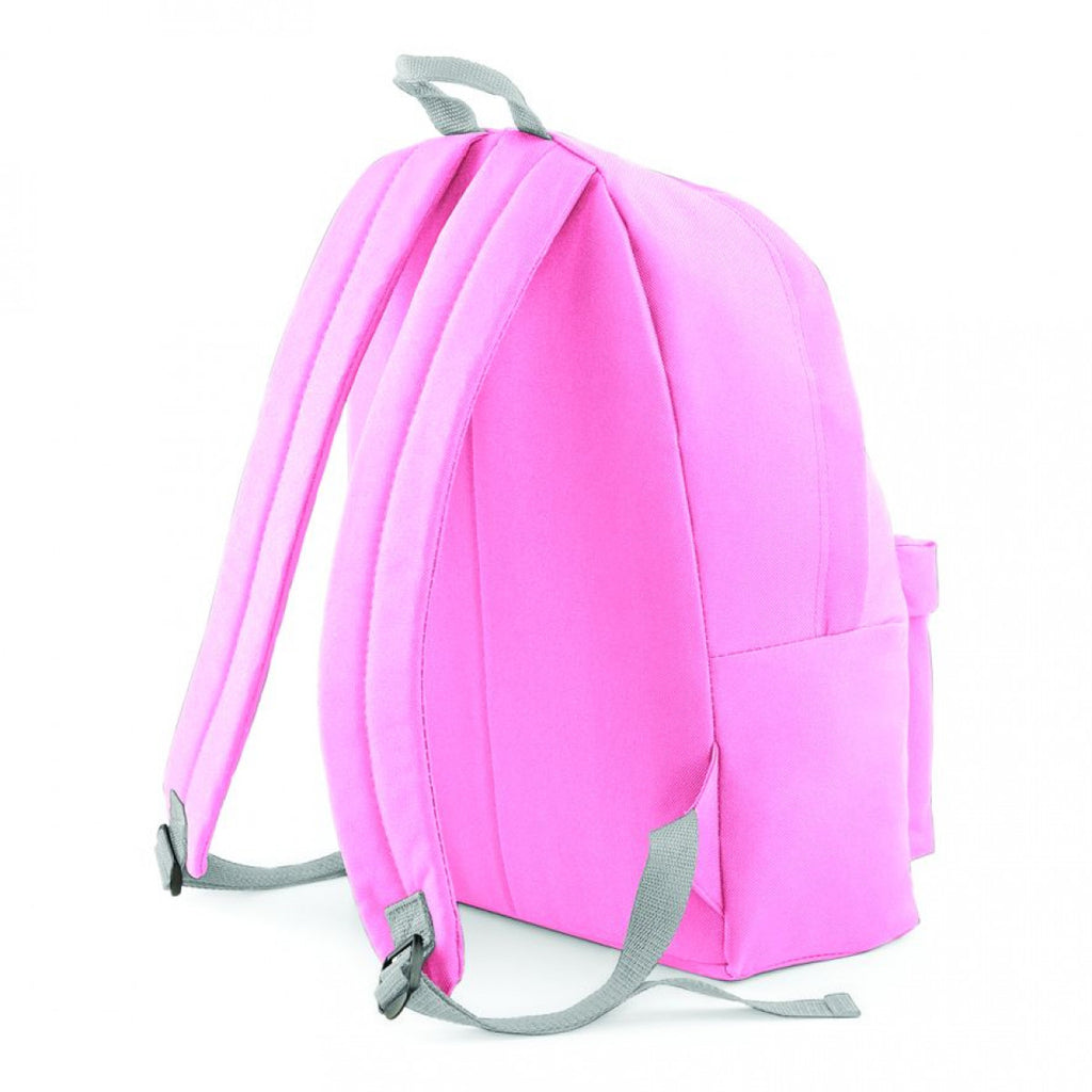 BagBase Classic Pink/Light Grey Kids Fashion Backpack
