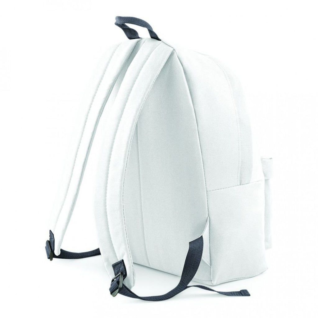 BagBase White/Graphite Kids Fashion Backpack