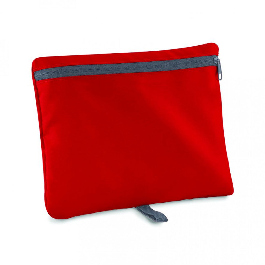 BagBase Classic Red Packaway Barrel Bag