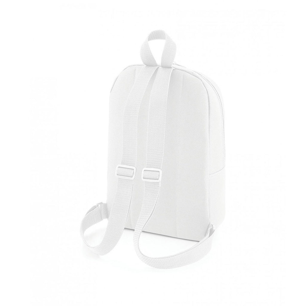 BagBase White Mini Essential Fashion Backpack