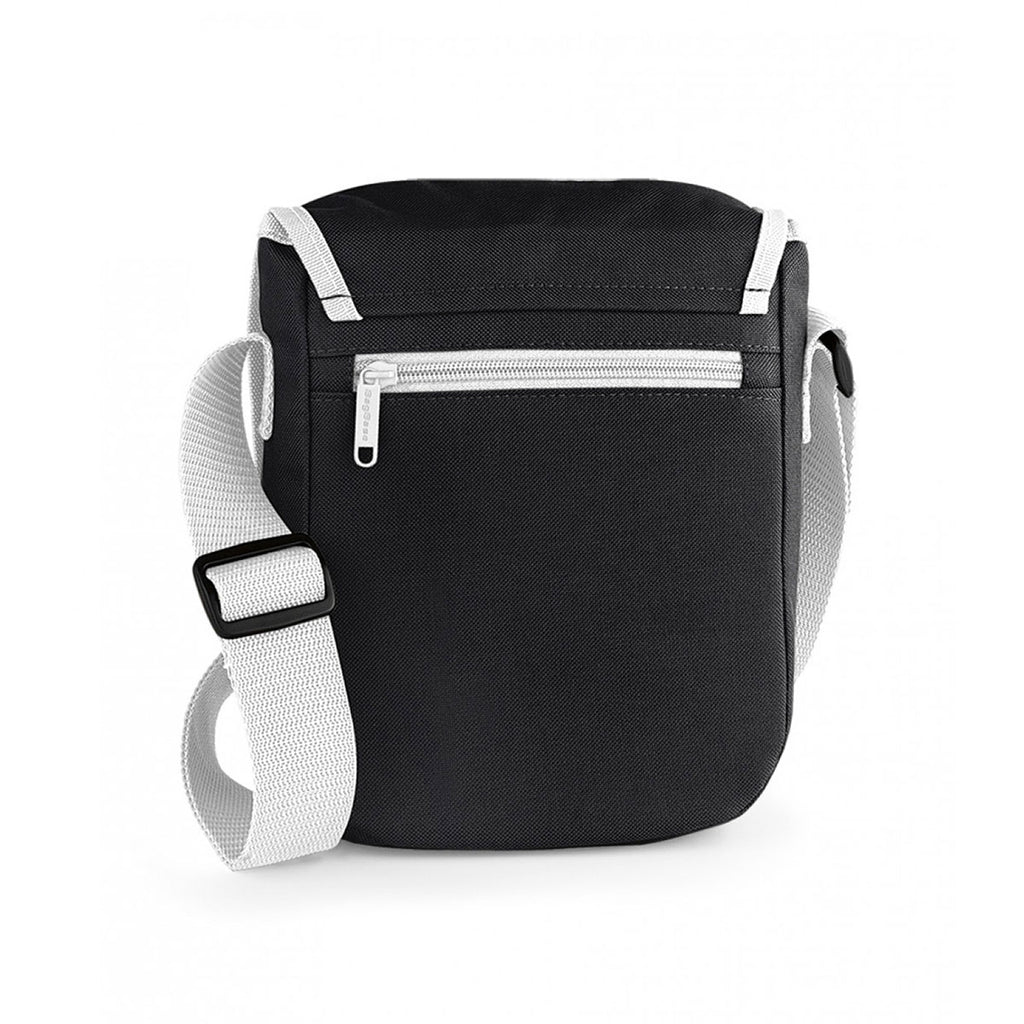 BagBase Black/White Mini Reporter