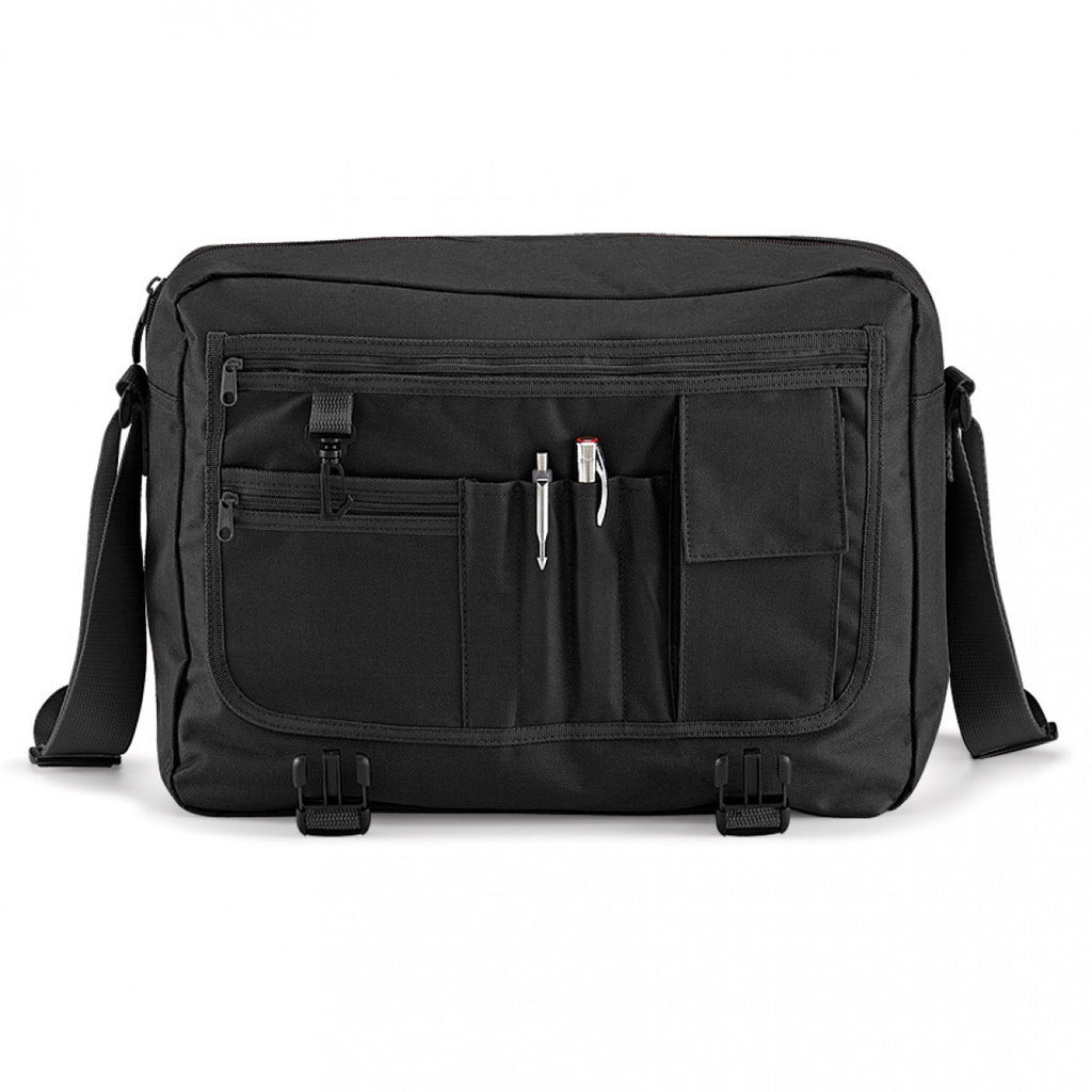 BagBase Black Messenger Bag