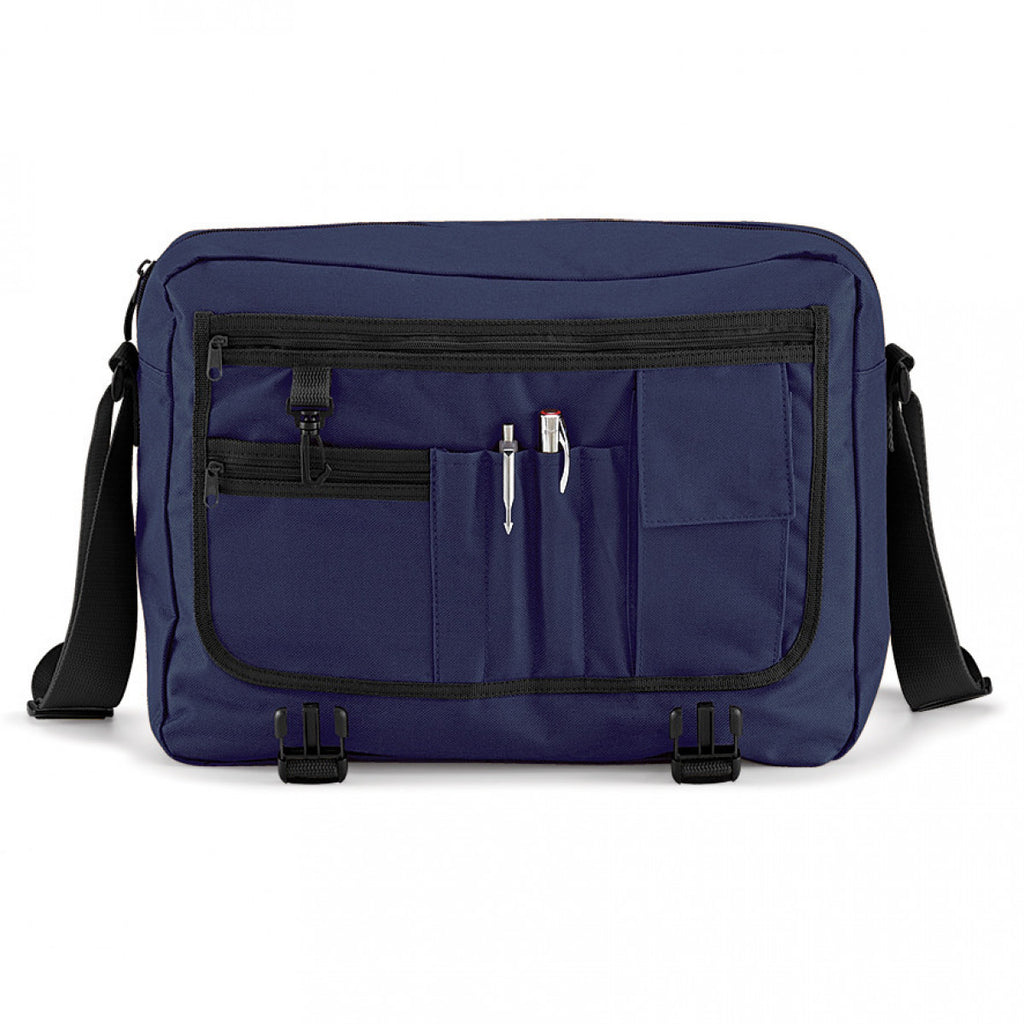 BagBase French Navy Messenger Bag