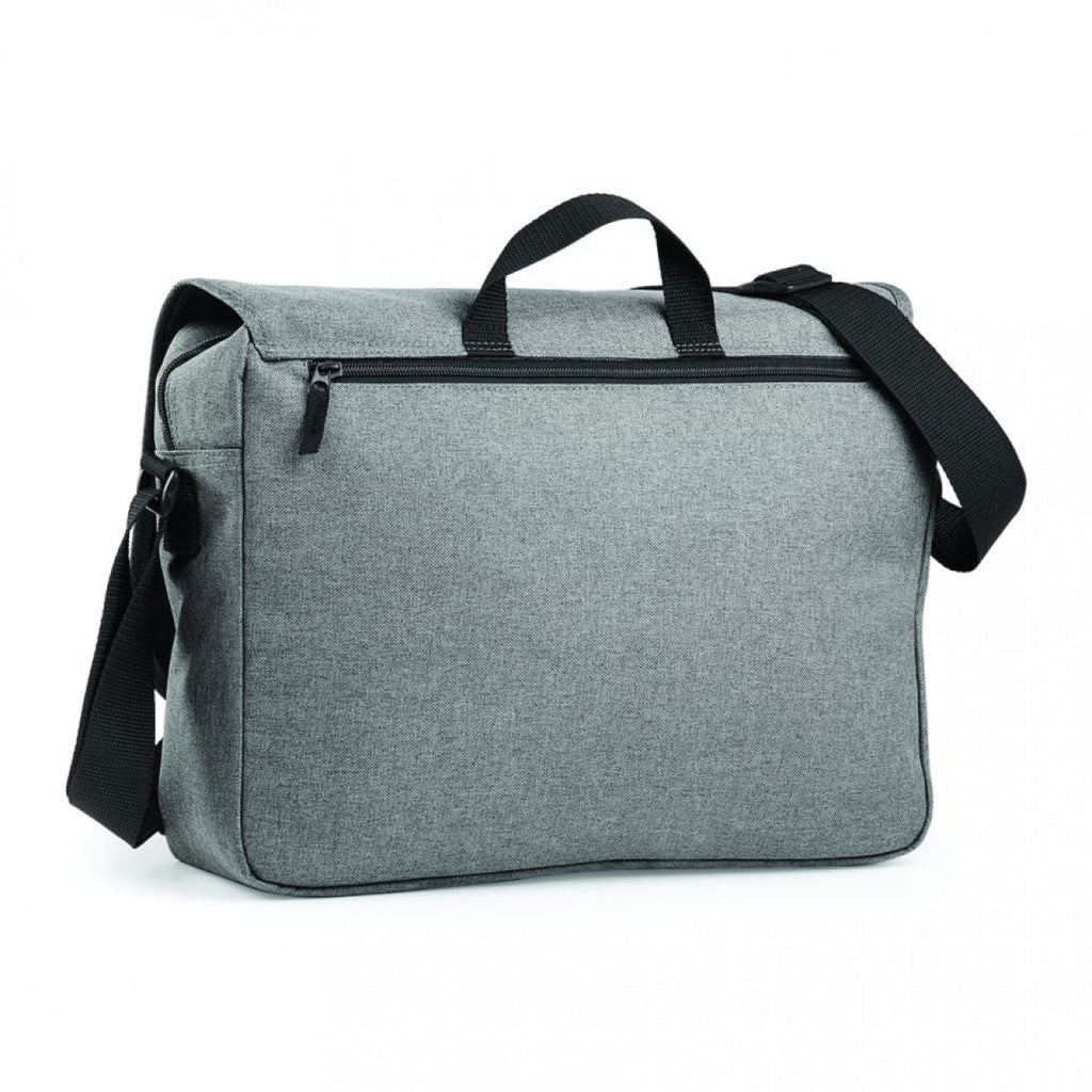 BagBase Grey Marl Two Tone Digital Messenger