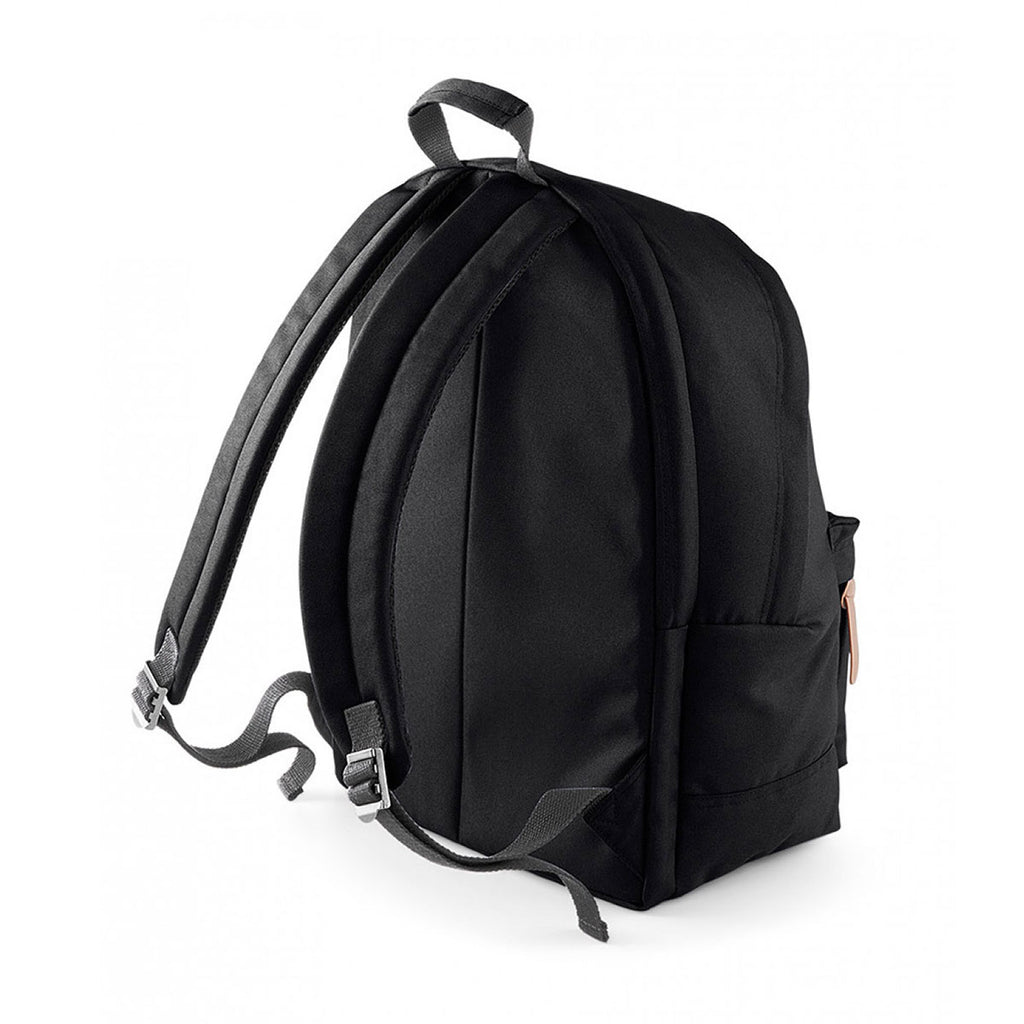 BagBase Black Campus Laptop Backpack