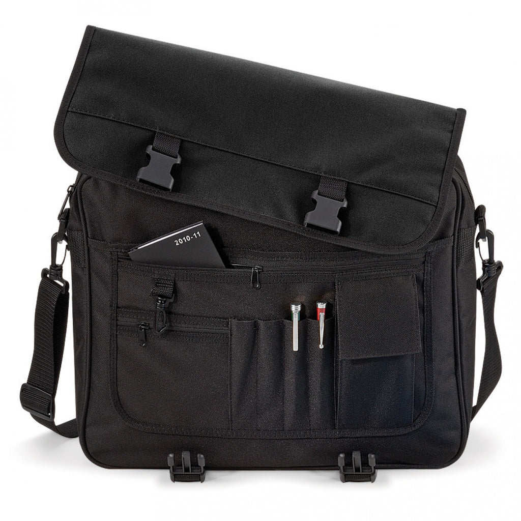 BagBase Black Portfolio Briefcase