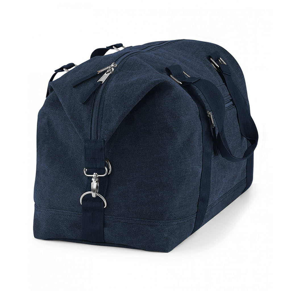 BagBase Vintage Oxford Navy Vintage Canvas Weekender