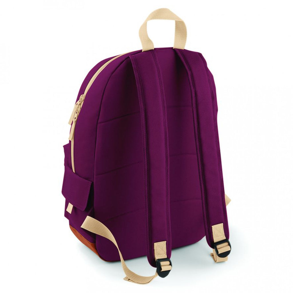 BagBase Burgundy Heritage Backpack