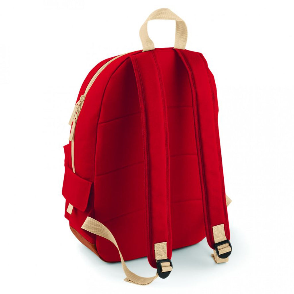 BagBase Classic Red Heritage Backpack