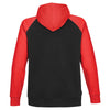 Stormtech Men's Black/Bright Red Omega Two-Tone Zip Hoody