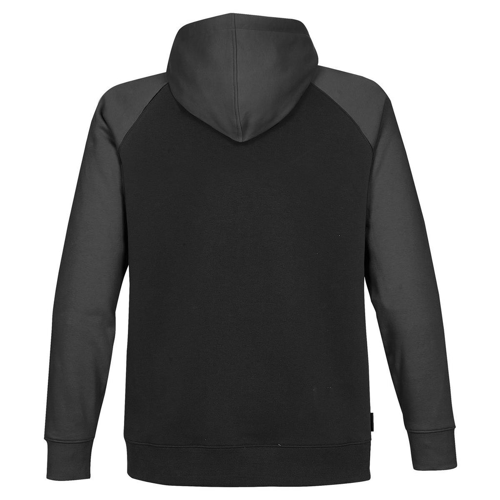 Stormtech Men's Black/Carbon Omega Two-Tone Zip Hoody