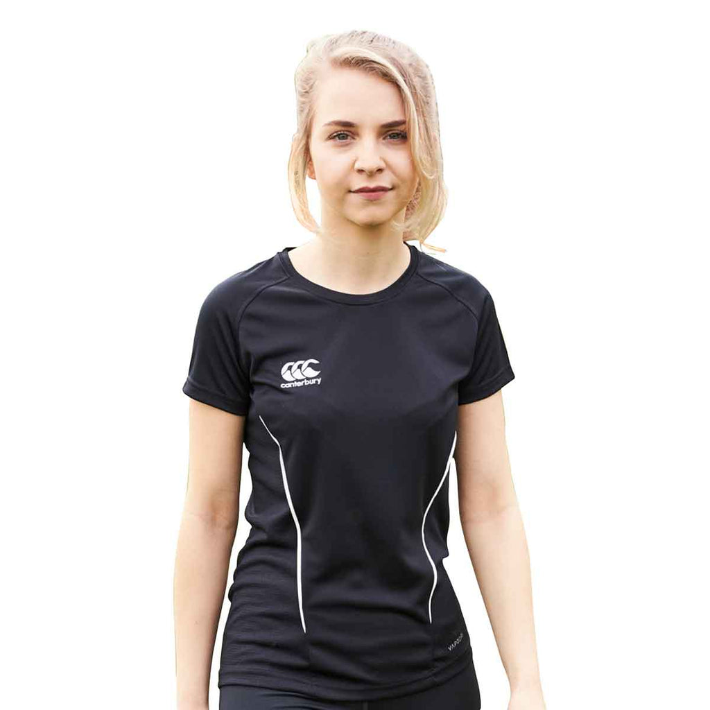 Canterbury Women's Black/White Team Dry T-Shirt