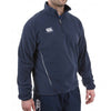 Canterbury Men's Navy/White Team Zip Neck Micro Fleece