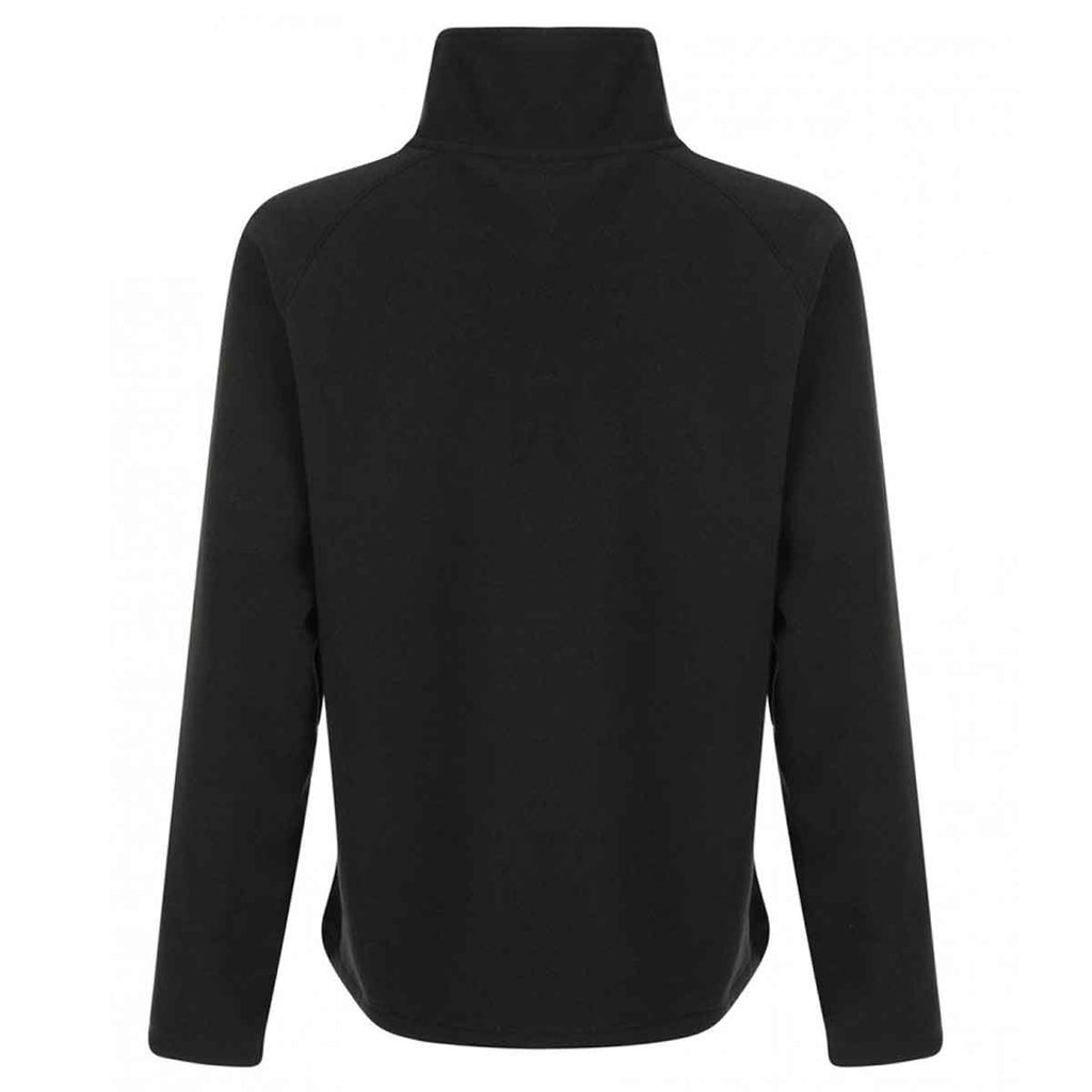 Canterbury Women's Black/White Team Zip Neck Micro Fleece