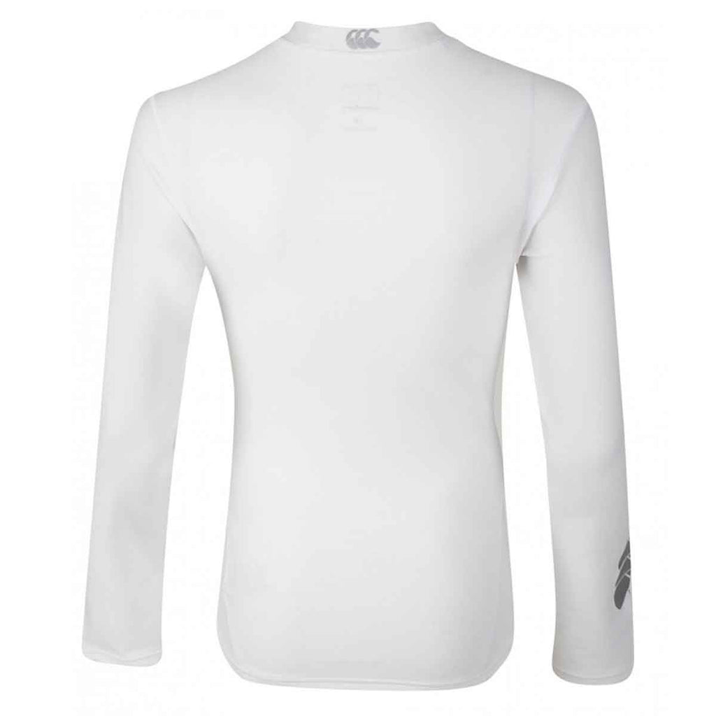 Canterbury Youth White Long Sleeve ThermoReg Base Layer