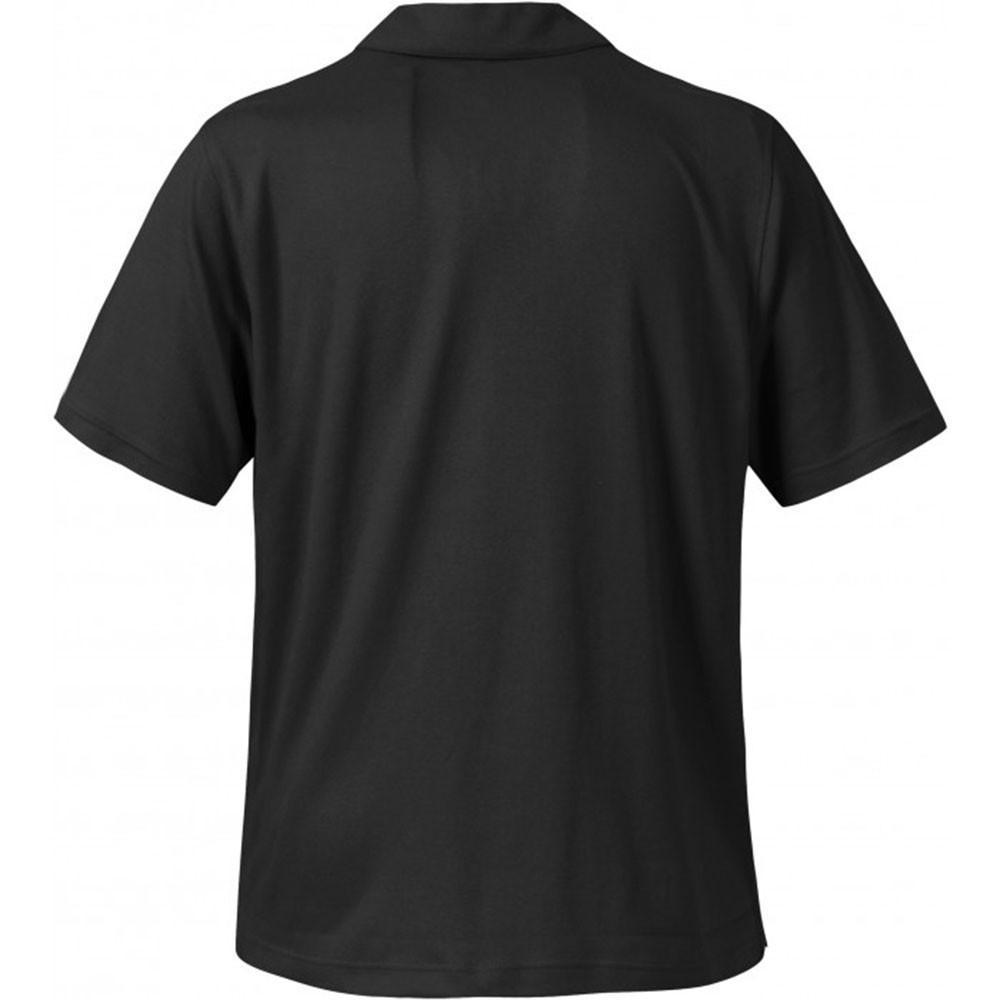 Stormtech Men's Black Liquid Cotton Short Sleeve Polo