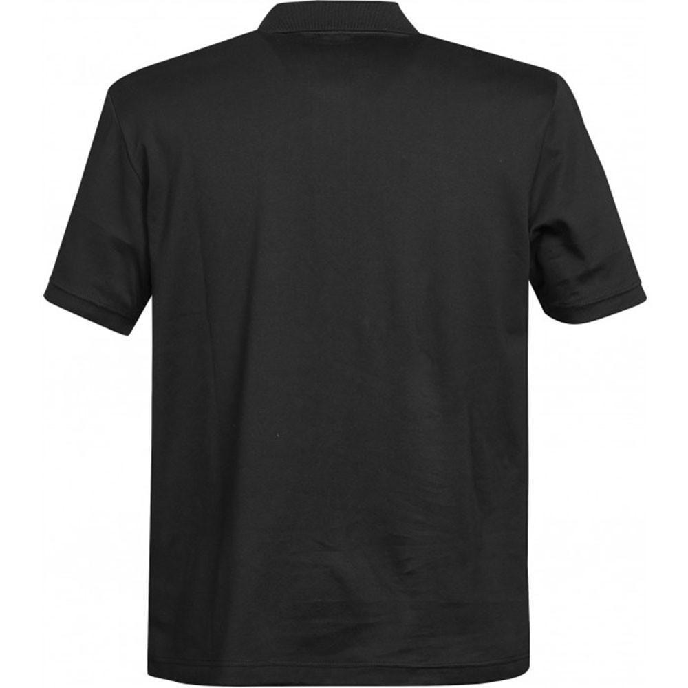 Stormtech Men's Black Oasis Liquid Cotton Polo