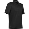 Stormtech Men's Black Oasis Liquid Cotton Polo