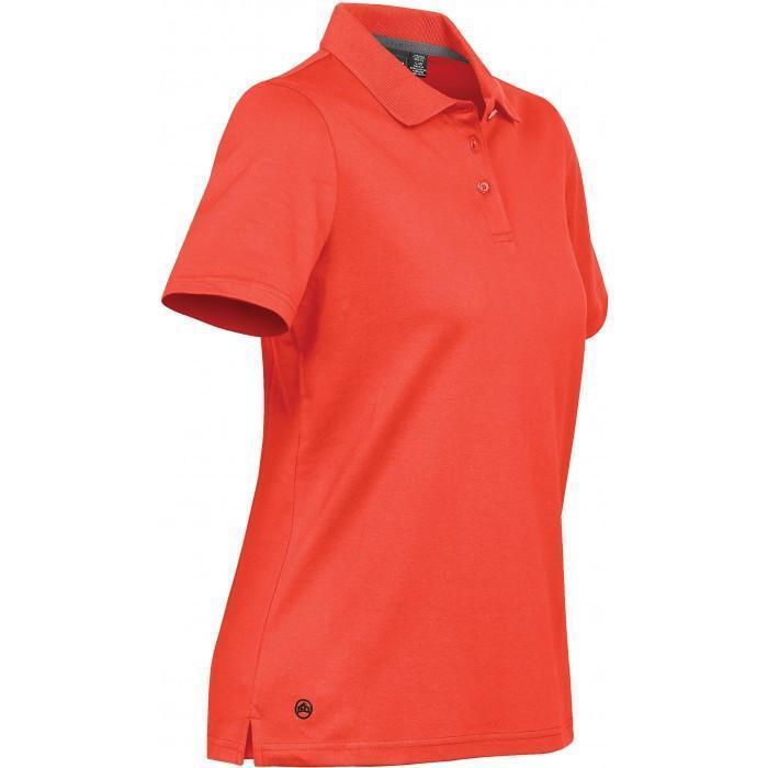 Stormtech Women's Hot Red Oasis Liquid Cotton Polo