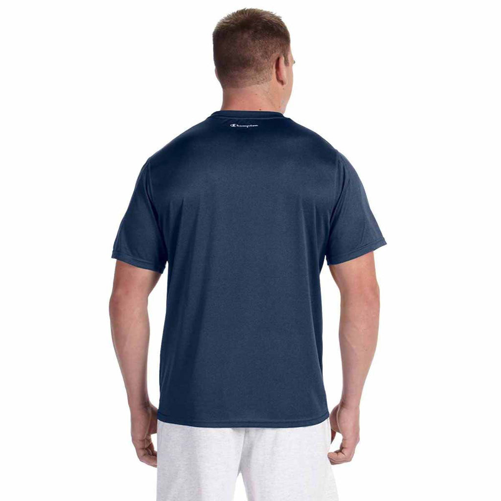 Champion Men's Navy Heather Vapor 4-Ounce T-Shirt