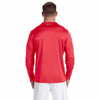 Champion Men's Scarlet Heather Vapor 4-Ounce Long-Sleeve T-Shirt