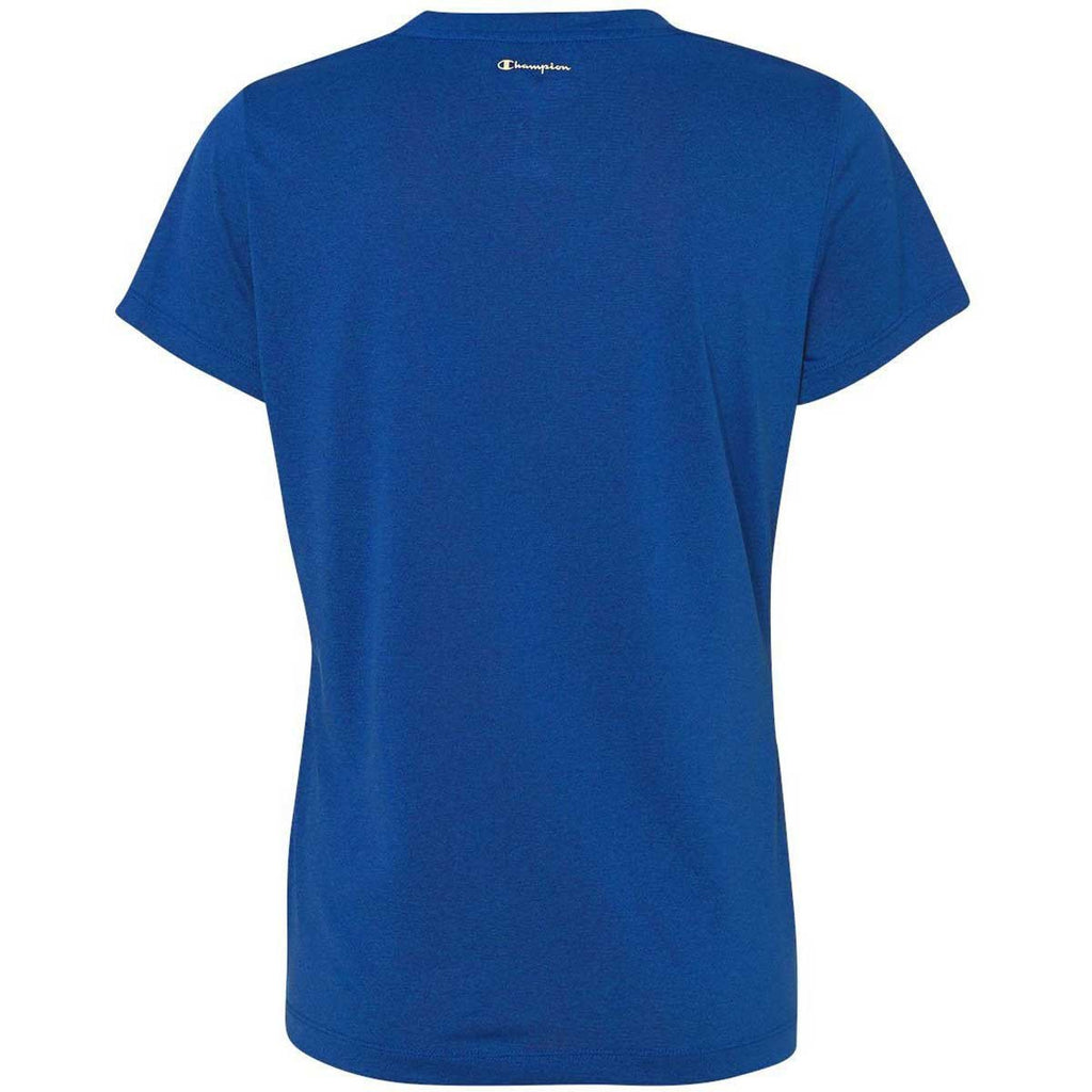 Champion Women's Athletic Royal Heather Vapor 4-Ounce T-Shirt