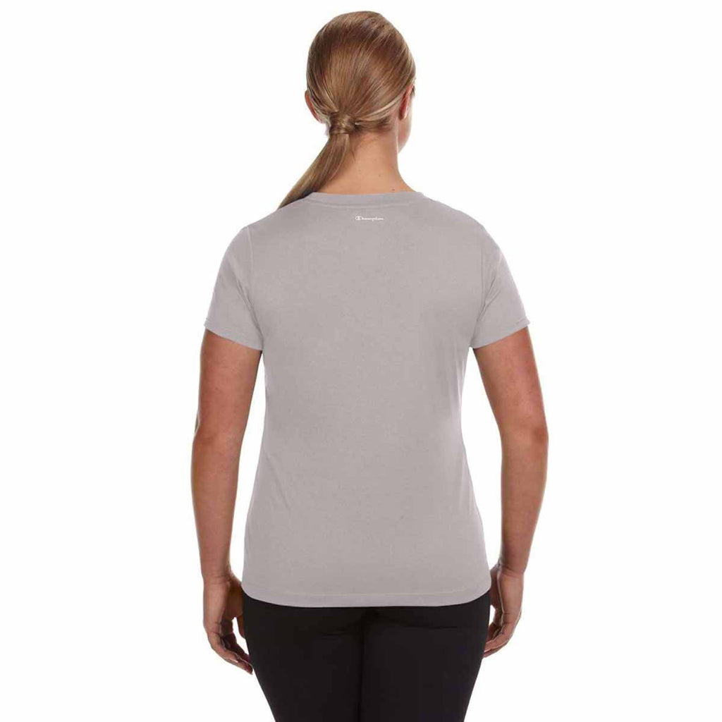 Champion Women's Slate Grey Heather Vapor 4-Ounce T-Shirt