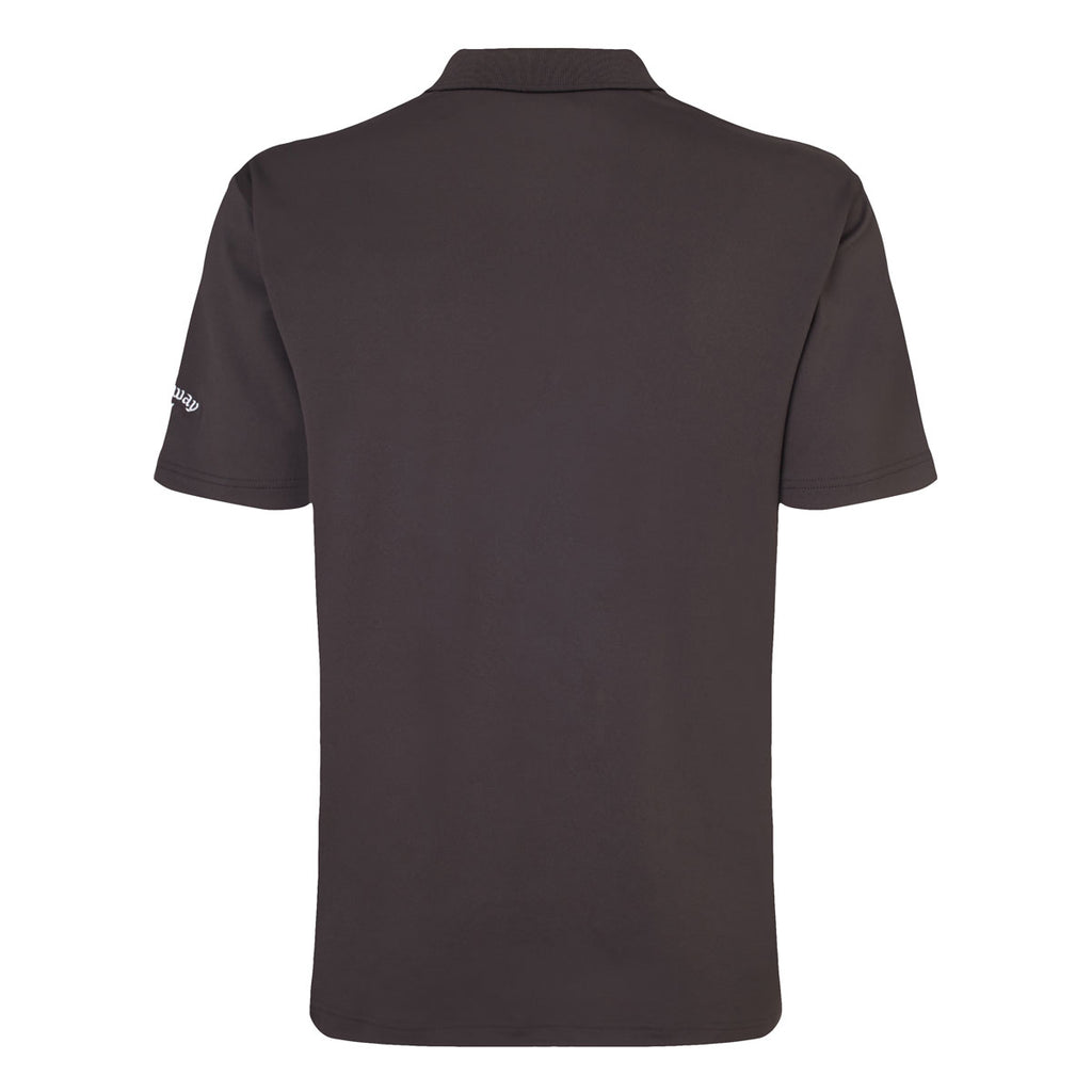 Callaway Men's Asphalt Hex Opti-Stretch Polo