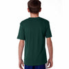 Champion Youth Dark Green Double Dry 4.1-Ounce Interlock T-Shirt