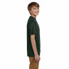 Champion Youth Dark Green Double Dry 4.1-Ounce Interlock T-Shirt