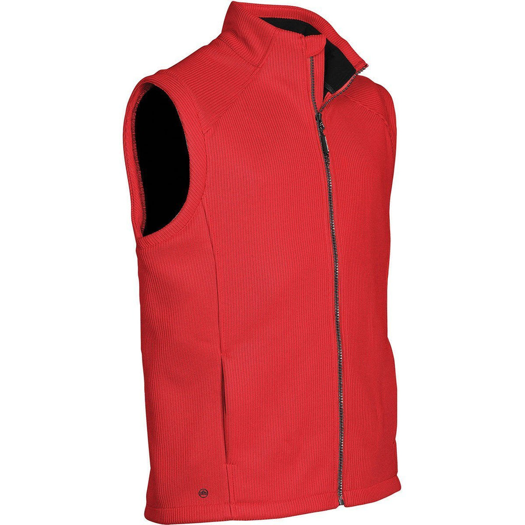 Stormtech Men's True Red Nordic Bonded Knit Vest