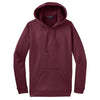 sport-tek-burgundy-fleece-hooded-pullover