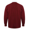 Front Row Men's Deep Burgundy/White Classic Rugby Shirt