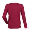 Front Row Men's Deep Burgundy Premium Superfit Rugby Shirt