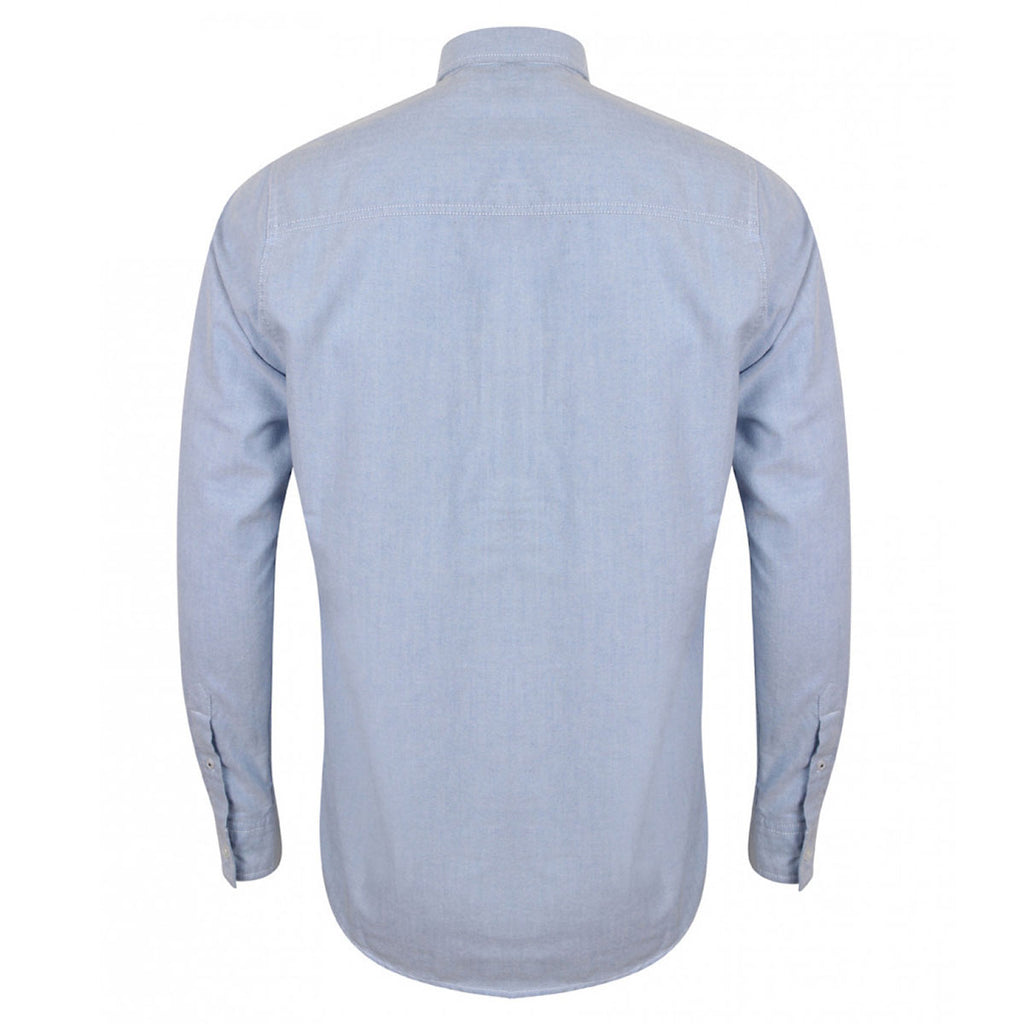 Front Row Men's Light Blue Supersoft Casual Shirt